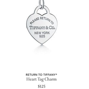 Tiffany & Co “return to Tiffany” Charm silver